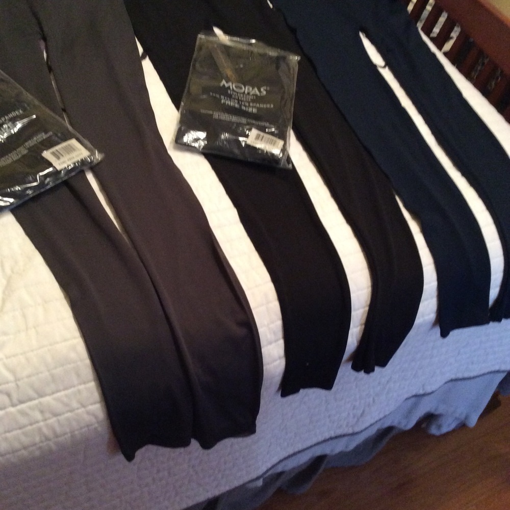 Nylon leggings one size three colors price $18 ea